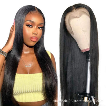 Silk Top Straight 20 Brazilian Virgin Cuticle Aligned Human Hair 13X4 Lace Front Wig